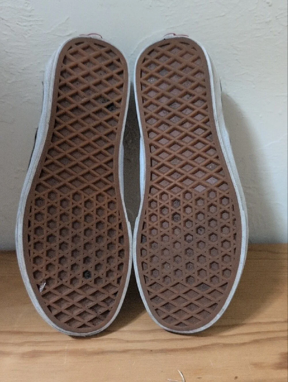 Vans Kids Slip-On Canvas Sneakers - Black & White 3.5 M/5 W (Big Kid)